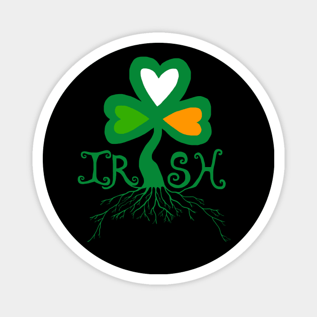 My Irish Heritage Roots Magnet by Art by Deborah Camp